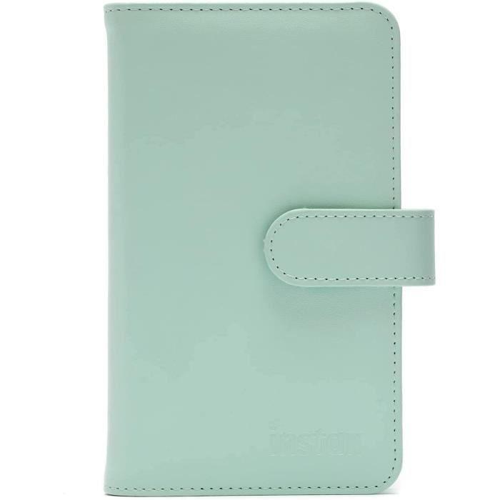 Album Photo - FUJIFILM - Instax Mini 12 - Mint-green - 108 Photos - Cuir Toucher