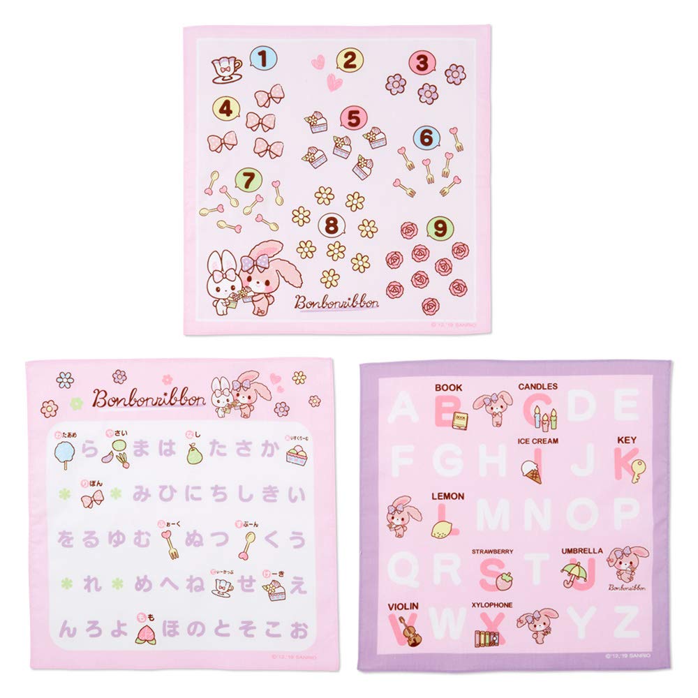 

Набор из 3 платков для обучения Sanrio Bonbon Ribon