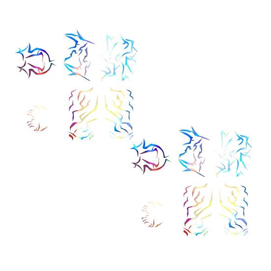 Temporary Tattoo Stickers Waterproof Body Art Long-lasting Cosplay Tattoos Stickers for Parties Festivals Concerts Role Playing Props