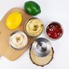 8 PCS Stainless Steel Mini Sauce Dish, Small Individual Round Seasoning Bowls, Dipping Sauce Bowl, Ingredient Bowls for Prep Appetizer Plates