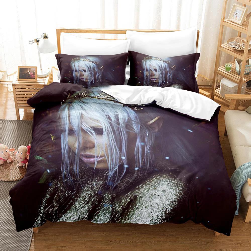 Kerli Anime Print Adult Boys Bedding Set Single Twin Full Queen King Size Duvet Cover Set Bedroom Popular
