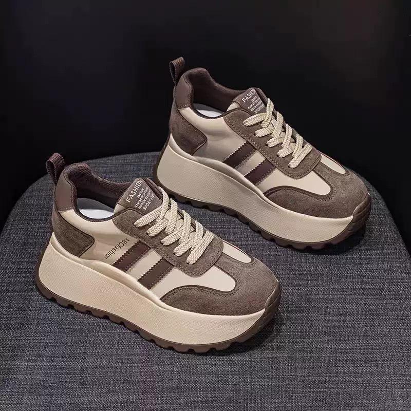 Thick-soled Forrest Gump dad shoes women's autumn and winter new CM inner height increase casual fashion small women's shoes