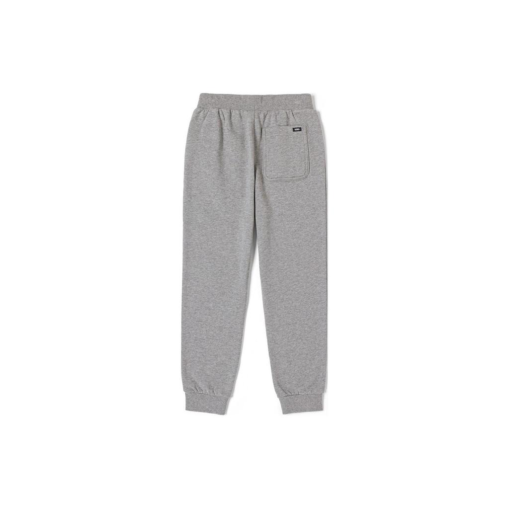 Vans Letter Print Cuffed Breathable Sweat-Wicking Knit Sports Pants Kids Pants Gray VN000JZCHTG