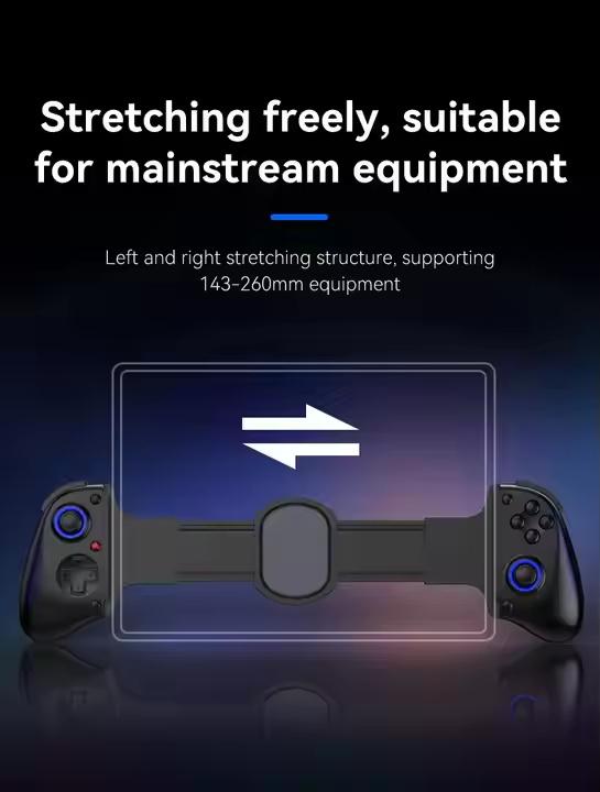 2026 NEW Stretching Freely D11 Wireless Game Controller for SWITCH/Android/Apple IOS Tablet for PS3/PS4/XBOX Gamepad Streaming