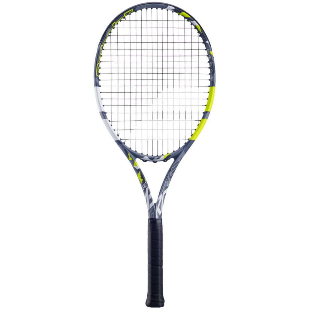 BabolaT EVO AERO 2 Tennis Dark Gray x Flash Yellow Racket,