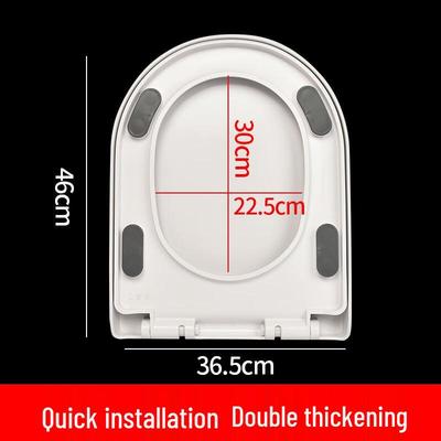 TLXT Zesílené měkké zavírání WC sedátko ve tvaru U