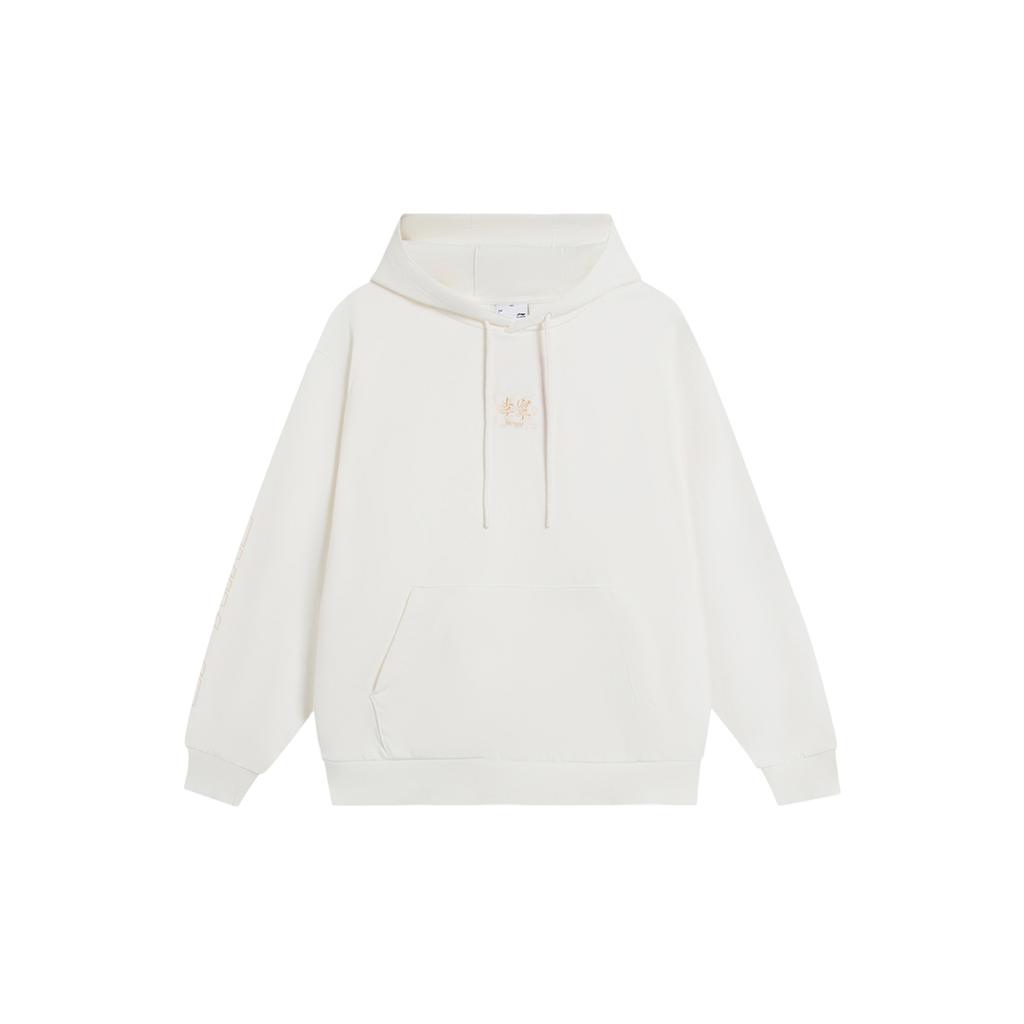 Li Ning Sports Life Collection Sweatshirt Unisex Ivory AWDS921-4