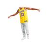Nike NBA Los Angeles Lakers Icon Edition LeBron James 2022/23 Jersey Amarillo Men Streetwear DN2009-733