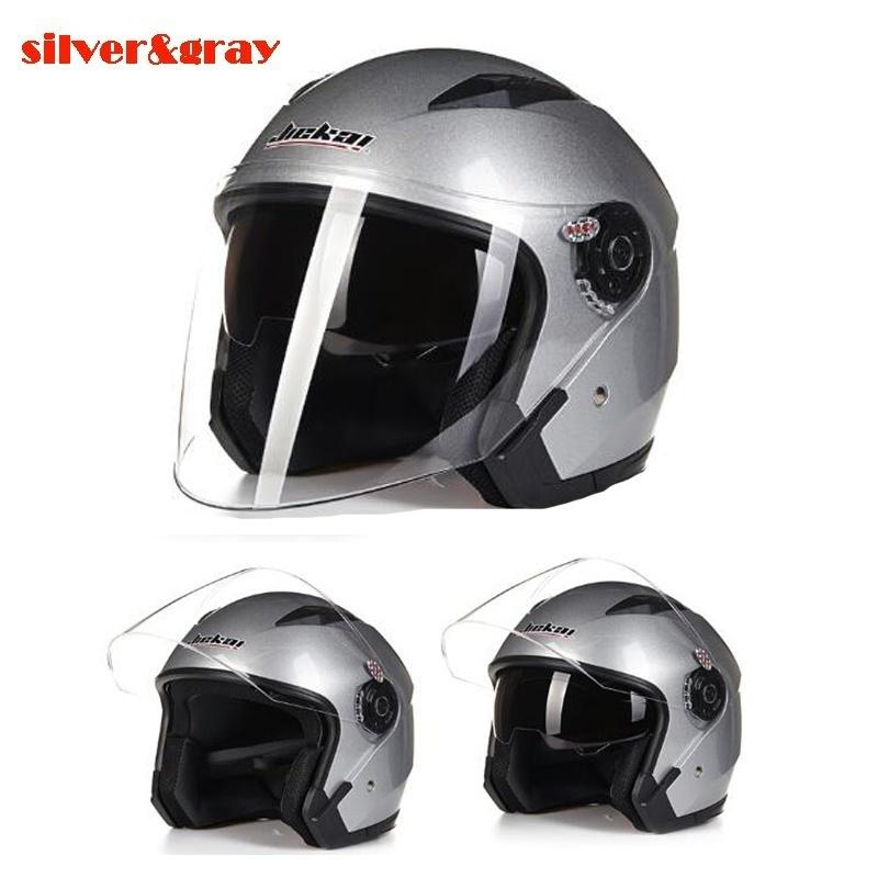 High Quality Motorcycle Helmets Electric Bicycle Helmet Open Face Dual Lens Visors Men Women Summer Scooter Motorbike Helmet Dot