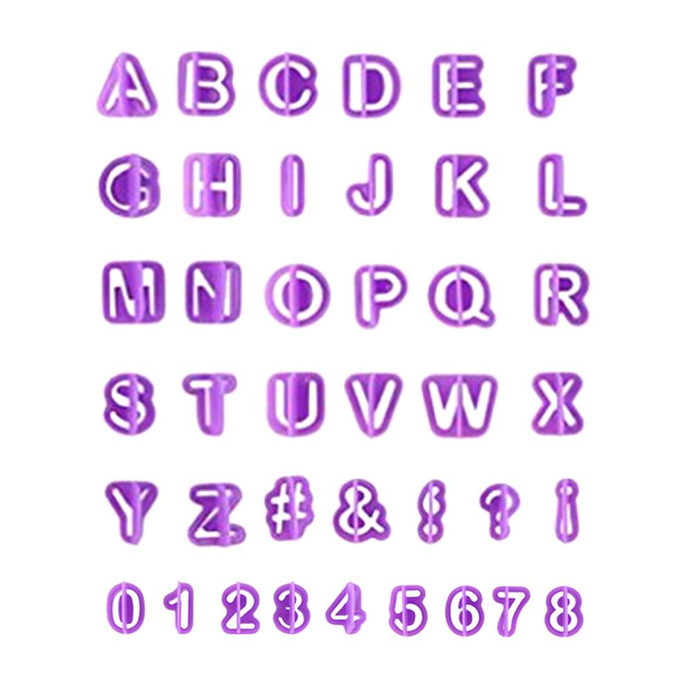 

40 шт./набор формочек для торта в виде алфавита, пластиковые буквы, помадка, глазурь, формочки для печенья, цифры, формы для торта, инструменты для украшения выпечки