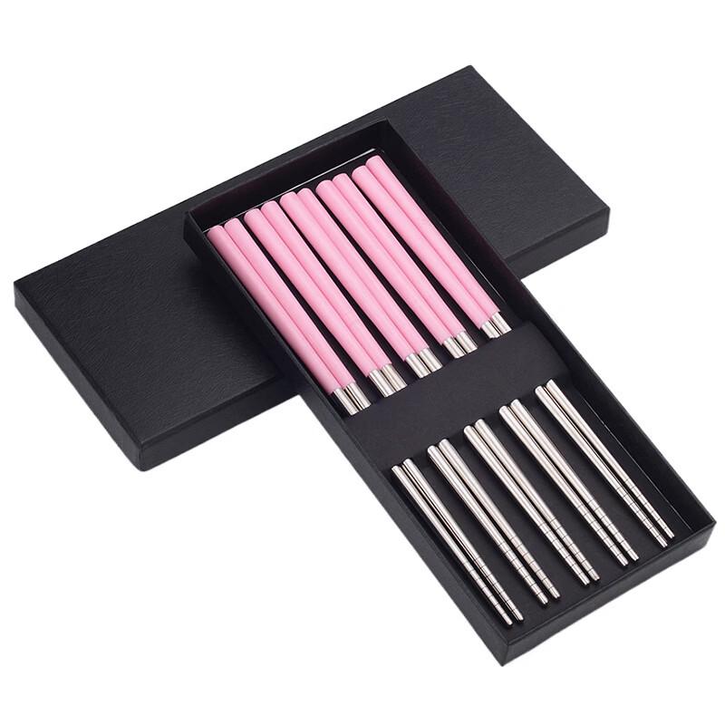 Ru Han Wheat Straw Stainless Steel Chopsticks