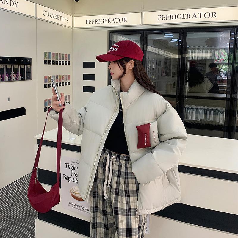 Design Sense Lint Cotton Clothes Men's Winter Thickened Down Cotton-padded Clothes New Cotton-padded Jackets Bread Clothes Jacket