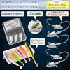 Swimbait jig head worm 50-piece set stacking corn keeper fishing multi-weight rust-resistant suitable saltwater freshwater bass sea rockfish bait.