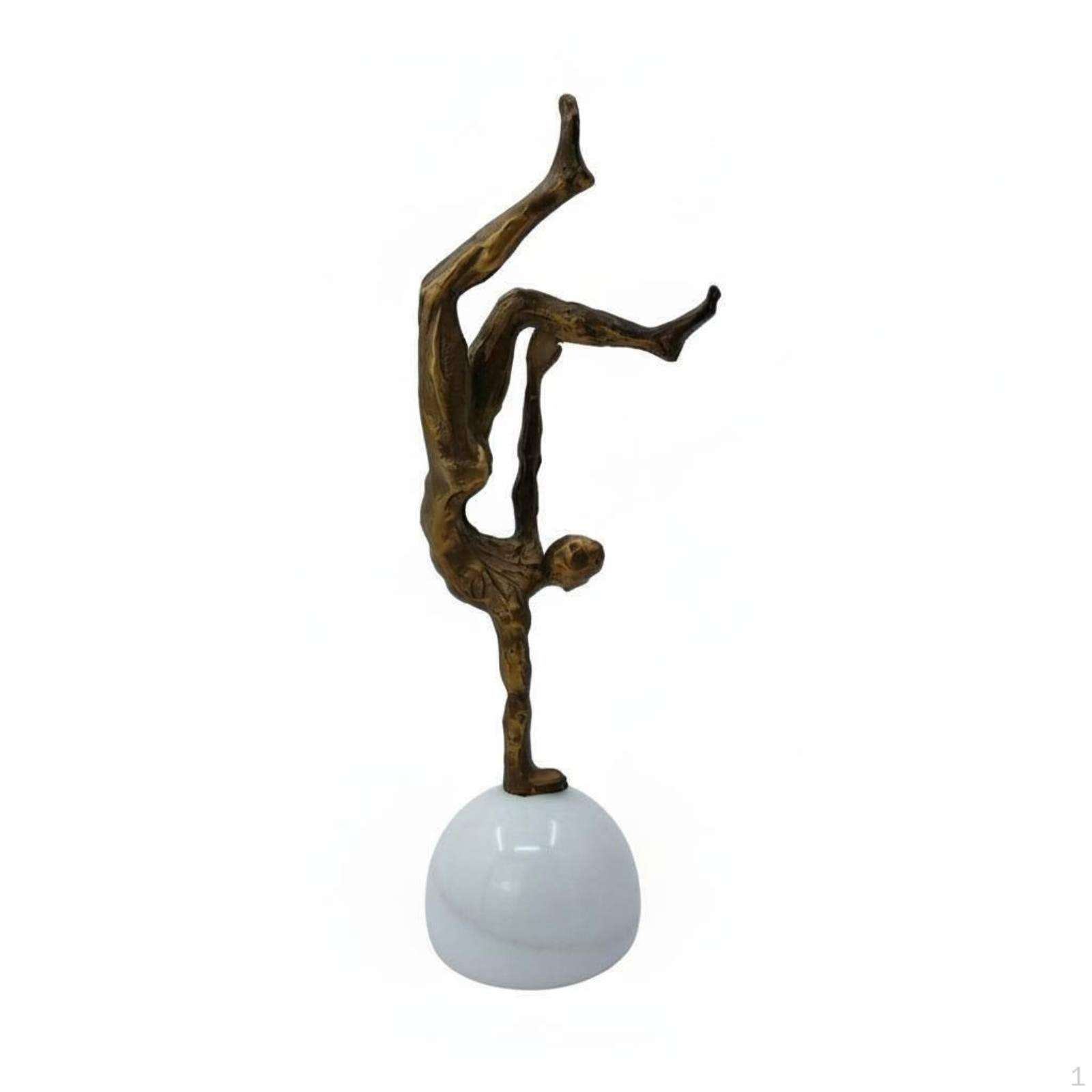 Inverted Gymnast Statue Minimalist Figurine Modern