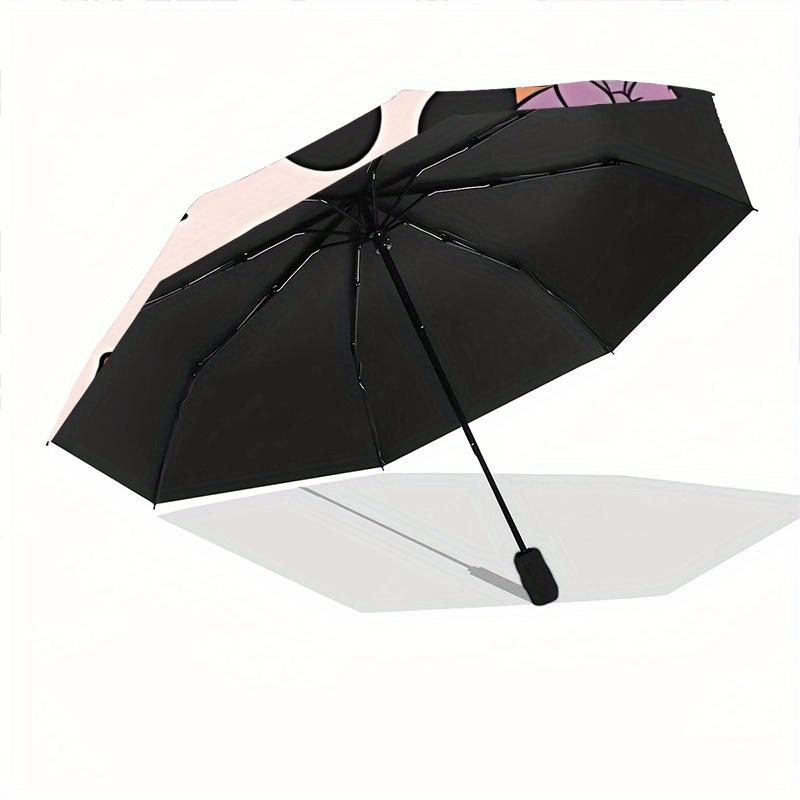 1pc Halloween Disney Characters 8-Rib Automatic Folding Umbrella, Portable & Foldable, All-Season Portable Umbrella for Women & Men Y250726021
