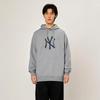 New Era Hooded Pullover Letter Print Long Sleeve American Sweatshirt Unisex Sweatshirt Gray 12727846