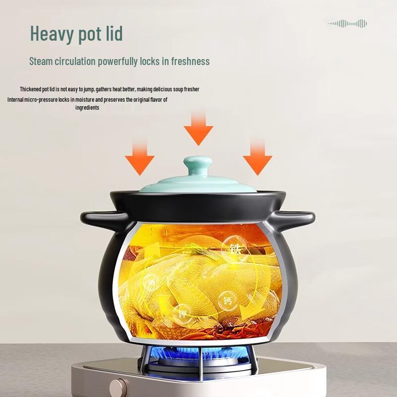 Zhishi 5.0L High-Temperature Claypot Casserole