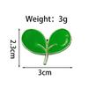Adorable Red Flower Metal Badge for Girls' Clothing & Backpacks - Unique Plant-Shaped Accessory Brooch