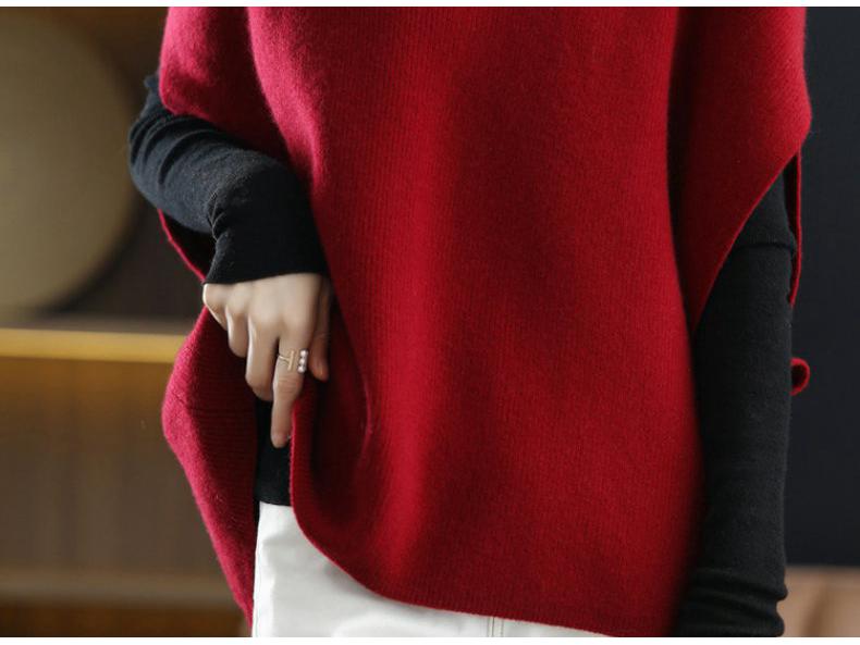 Plus-Size Loose Knit Vest for Spring & Autumn