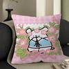 Maltese Cute Line Puppy Dog Pillow Cover for Bedroom Room and Living Room Sofa Decorative Cushion Cover