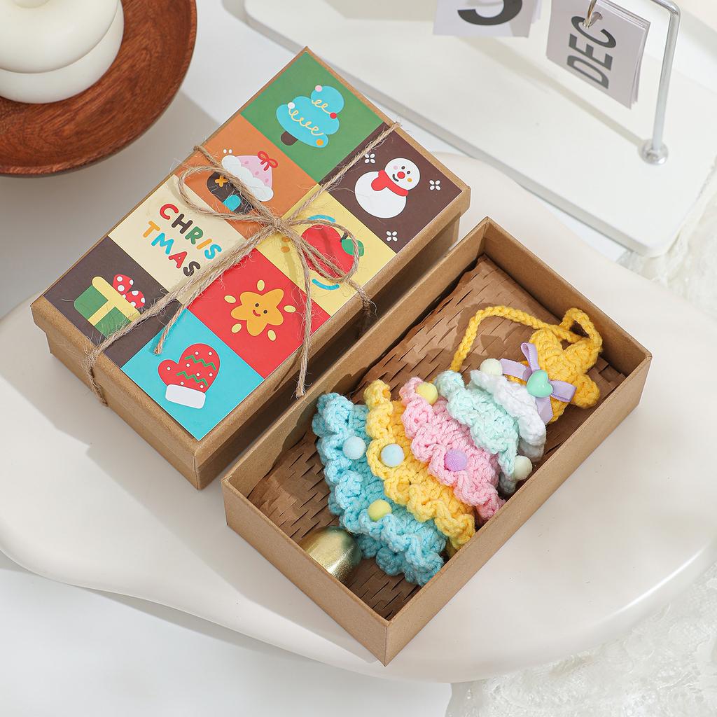 Novo Natal Feito à Mão DIY Pelúcia Pingente de Natal Tecido Sino de Vento Pingente Saco Criativo