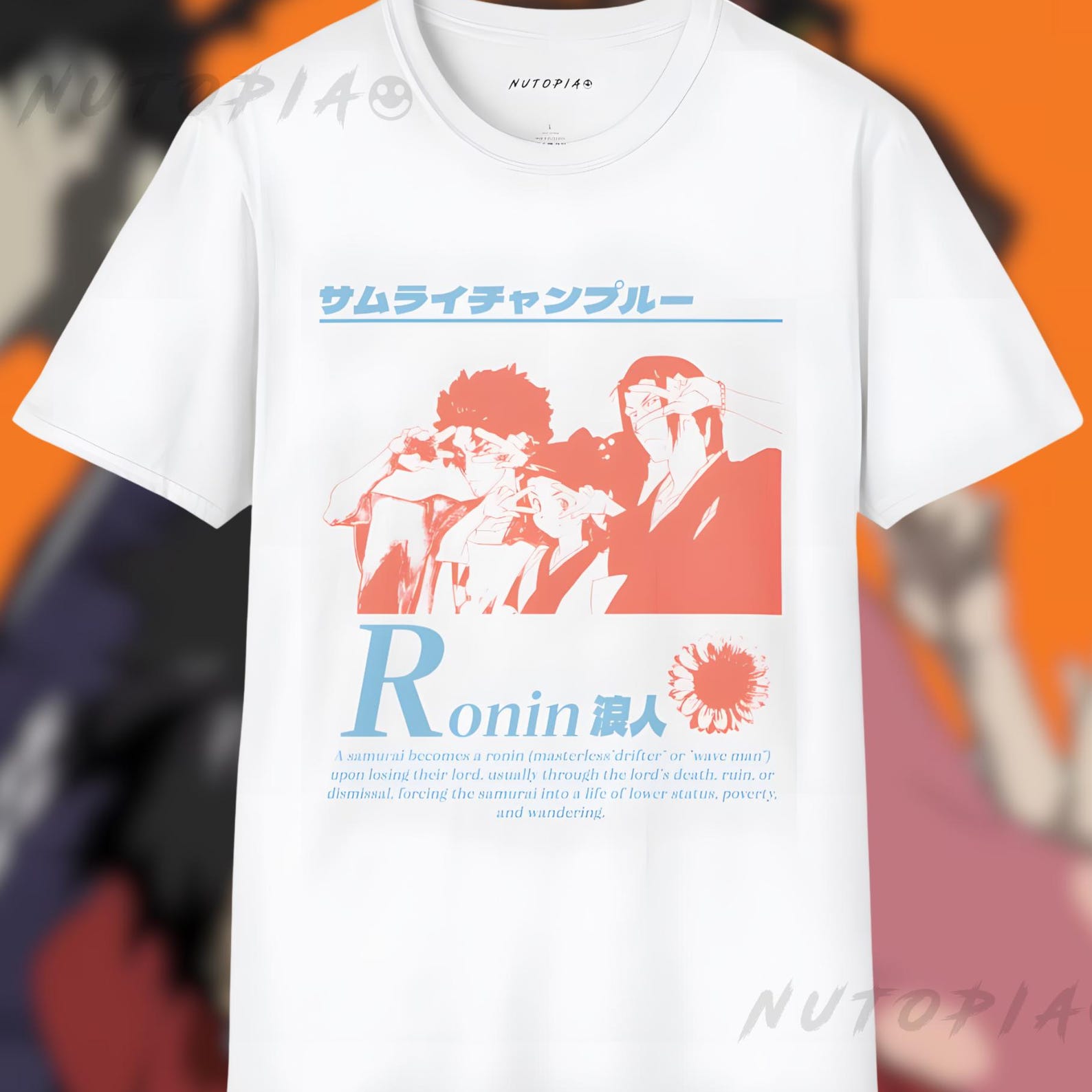 Samurai Champloo Anime Shirt | Y2K Toonami Graphic Tee 2XL