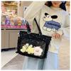 New Y2K Cute Star Bling Ita Bag Women's Fashion Shoulder Bag Lolita Girl Transparent Tote Bag DIY Display Crossbody Bag Handbags