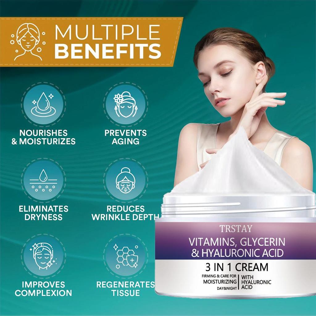 Crema de albire și hidratare hrănește pielea feței, luminează și plinește pielea, redă strălucirea pielii și hidratează fața