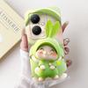 For Xiaomi Poco M6 5G Case Cover Silicone Luxury Fashion Flowers Kawaii Cute Cat Shockproof Phone Case 23128PC33I
