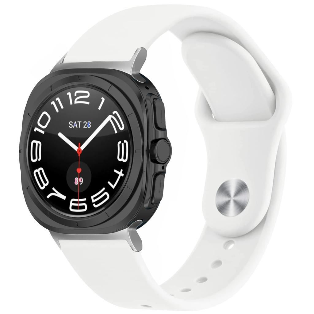 Sport Silicone Loop For Samsung Galaxy Watch 7 Ultra Strap 47mm Accessories Correa Bracelet Galaxy Watch 7 FE 44mm 40mm 40 Band