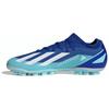 X Crazyfast.3 Round Toe Lace-Up AG (Rubber Short Stud) Lightweight Soccer Shoes Unisex Soccer Shoes Blue White IG7652