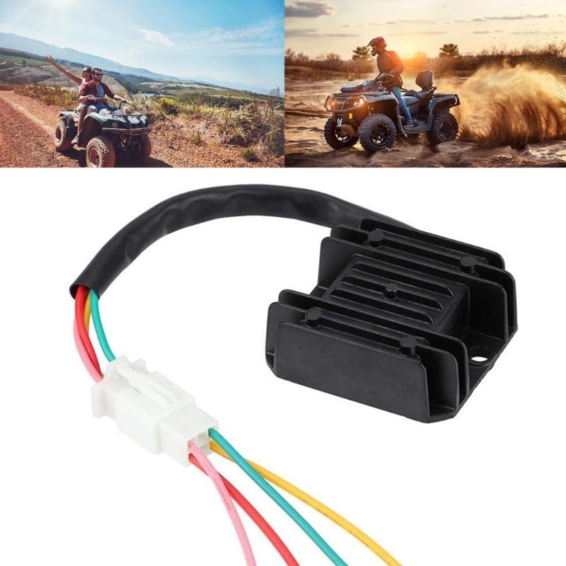 12V Motorbike Beach Biking Enthusiasts Regulator Rectifier With Four Pin Connect For Enhancing Electrical Performances