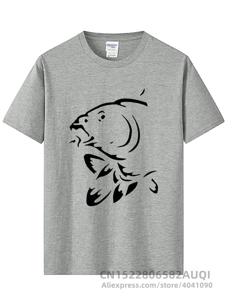 Summer Round Neck 3D Fish Print Top Fashionable Casual Short Sleeved Men's T-shirts
