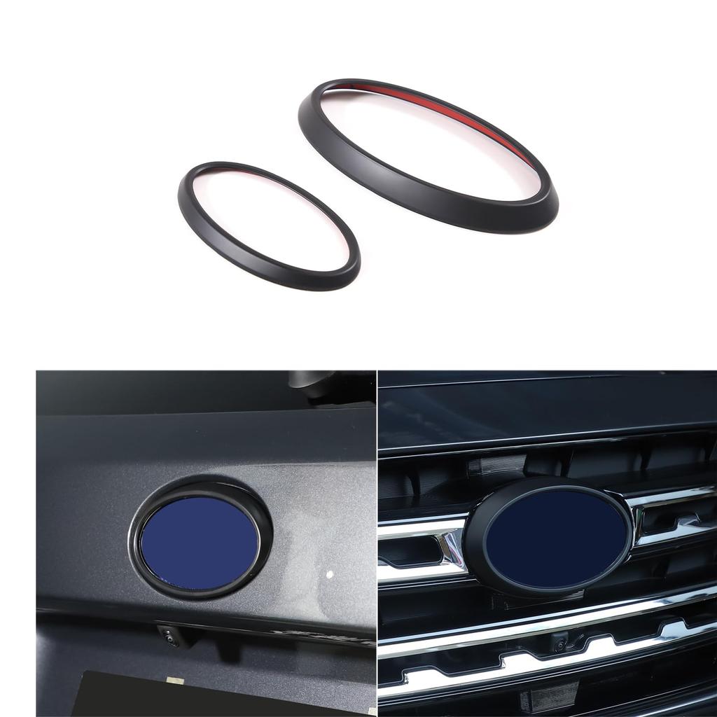 Sauicemy Engine Cover Logo Decoration Ring Logo Ring Trim Frame