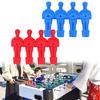 Set med 8 miniatyr fotbollsspelare Ersättningsdel för bordsfotbollsfigur Fotbollsspelare Figurer för Bordsfotbollsspel
