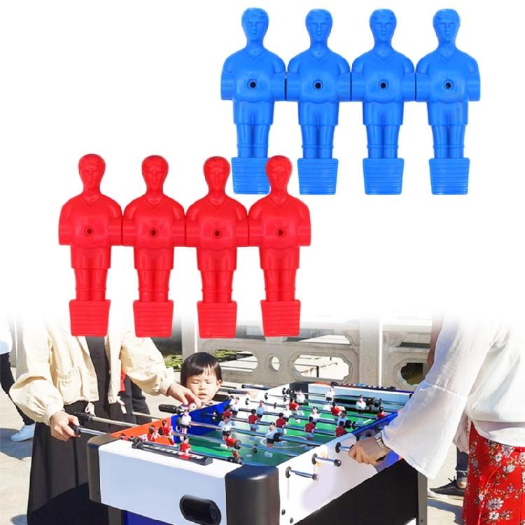 Set med 8 miniatyr fotbollsspelare Ersättningsdel för bordsfotbollsfigur Fotbollsspelare Figurer för Bordsfotbollsspel