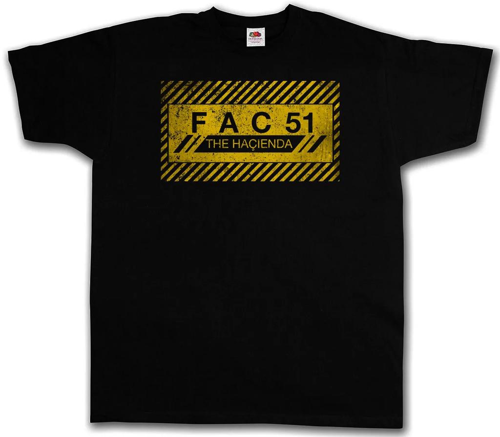 Fac 51 The Hacienda I TShirt Fac51 Club Factory Records Joy Division TShirt