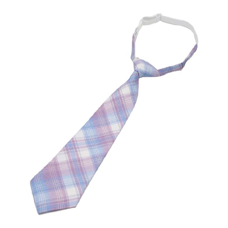 Lazy JK Ties Plaid Uniform School Student Necktie for Boy Girl Cosplay Neckwear