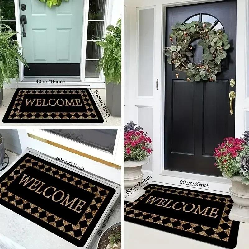 1PC Handdraw Owls Printed Decor Kitchen Rugs Non-Slip Home Door Mats Bathroom Rugs Bath Mat Carpet for Home Sink Laundry Decor