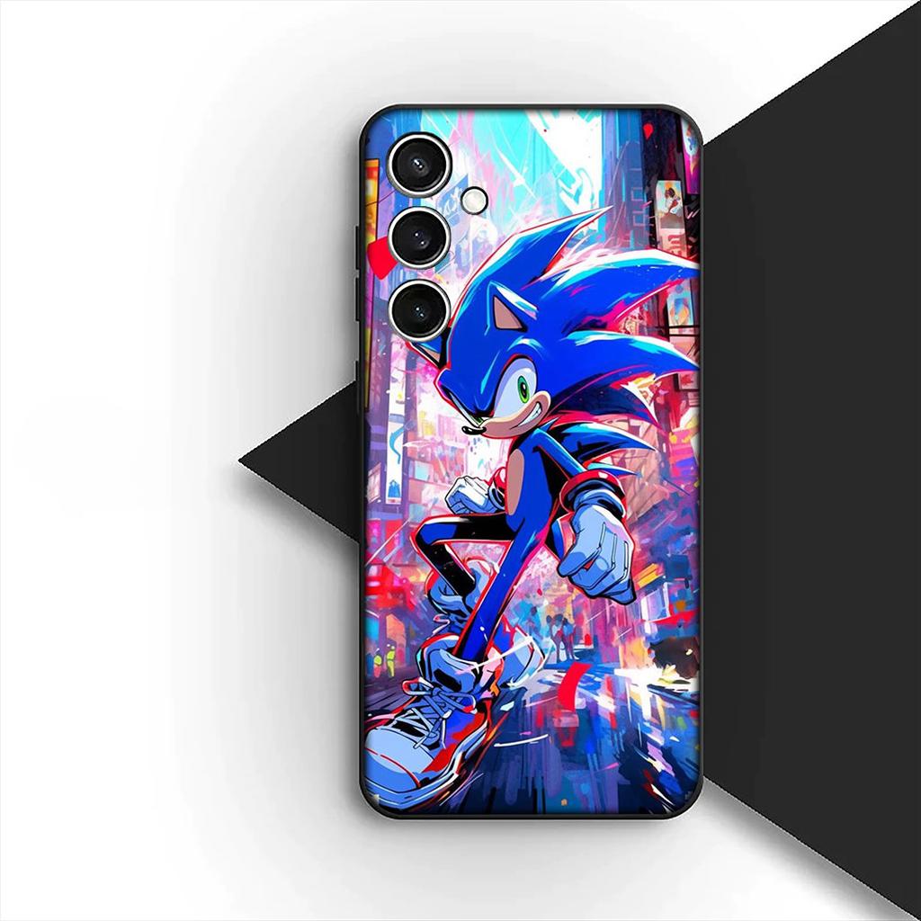 S-Sonics-Poster Hedgehog Cover for Samsung Galaxy S22 S21 S20 FE Ultra Plus A07 A15 A16 A17 A25 A37 A57 + Coque Phone Case