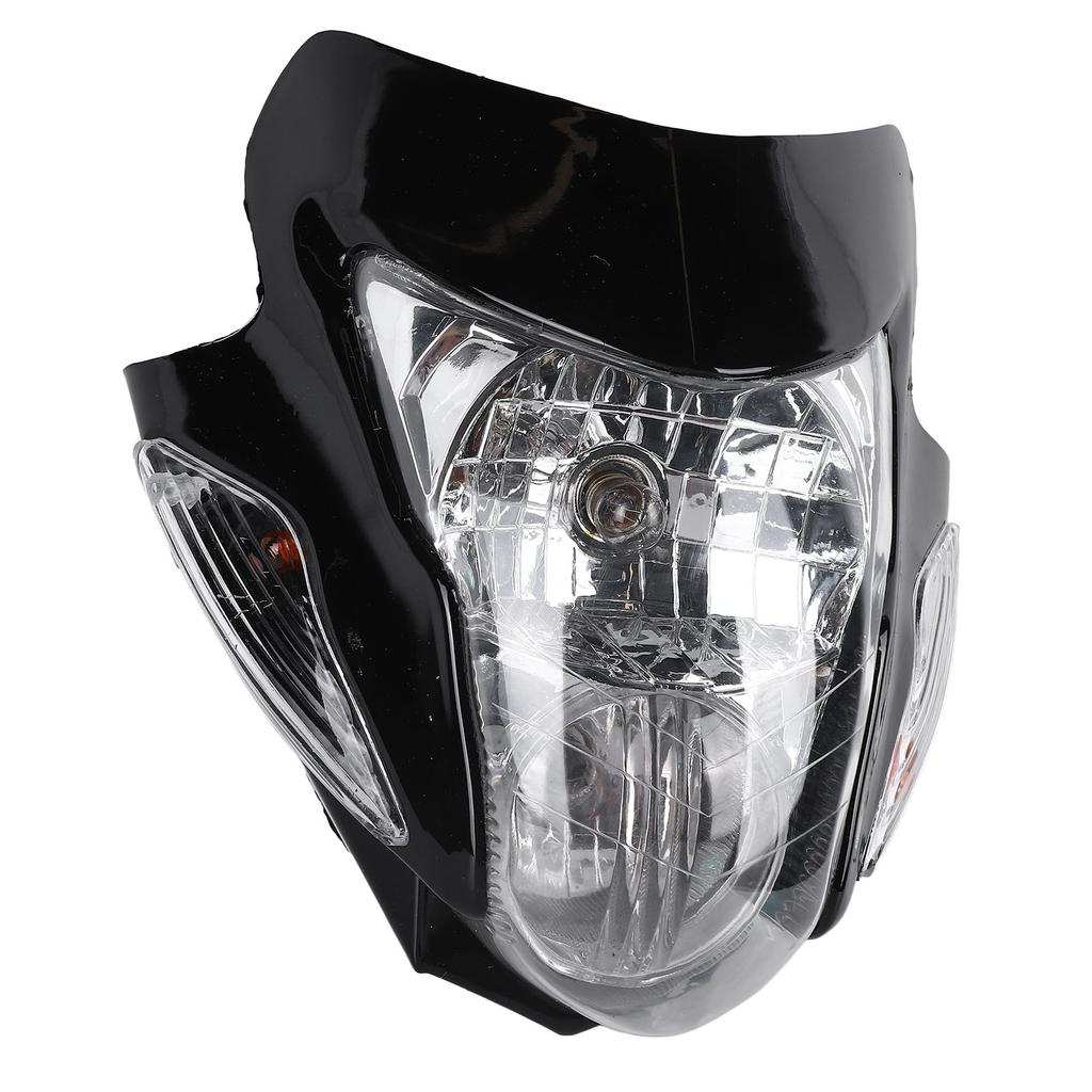 Motorcycle Headlight Skull Cover Brighter Wider Vision Light Protection Headlamp Fairing