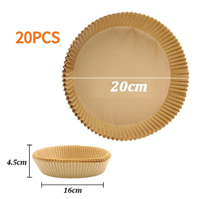 Larger Special Paper for Air Fryer Baking Liner Baking Paper Filter for Kitchen Airfryer Micro-wave Oilproof Oil-absorbing Paper