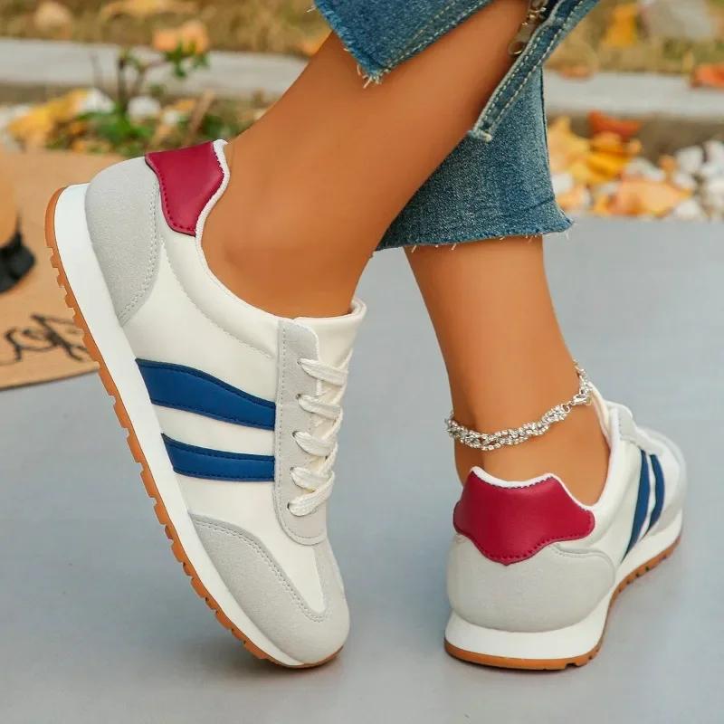 Fashion Women's Casual Lightweight Breathable Sport Shoes 2025 Spring Autumn New All-match Running Sneakers Zapatos De Mujer Tenis Jeans