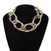 Exaggerated Long Chain Necklace Geometry Fashion Jewelry on The Neck Chunky Necklace  Gift