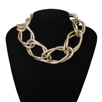 Trendy Long Chain Necklace Geometry Fashion Jewelry Handmade Chunky Necklace  Gift