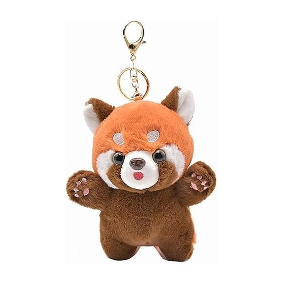 [Kagaminodo] Red Panda Keychain Plush Toy Cute Mini Small Animal