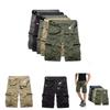 Premium Quality Men Sport Plain Cargo Shorts Military Combat Pants With Multi-pocket Design For Waist Size 29-36