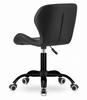 NOTO Eco-leather Swivel Chair - Black