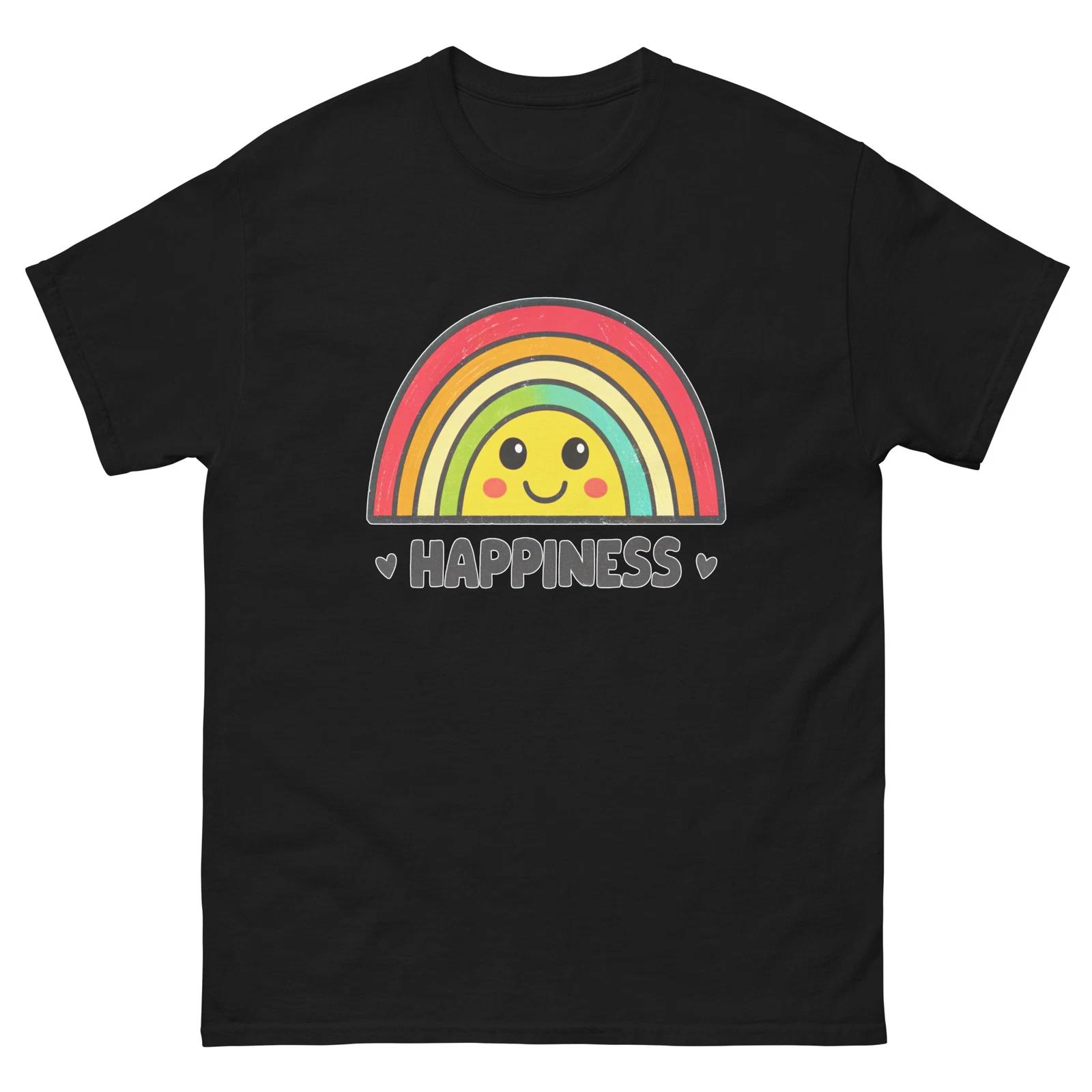 Happiness Emotion Illustration Bright Vibe T-Shirt 4XL