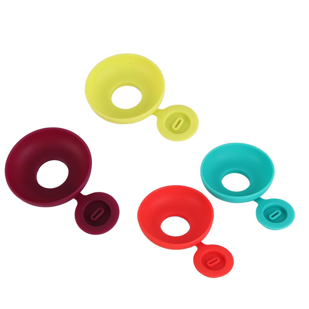 4PCS Ice Cream Holder for Kids Silicone Reusable Dishwasher Safe Catches Drips Mess Proof Frozen Tre